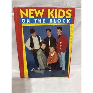 New Kid On The Block Vintage 1990 Memorabilia Book Hardcover